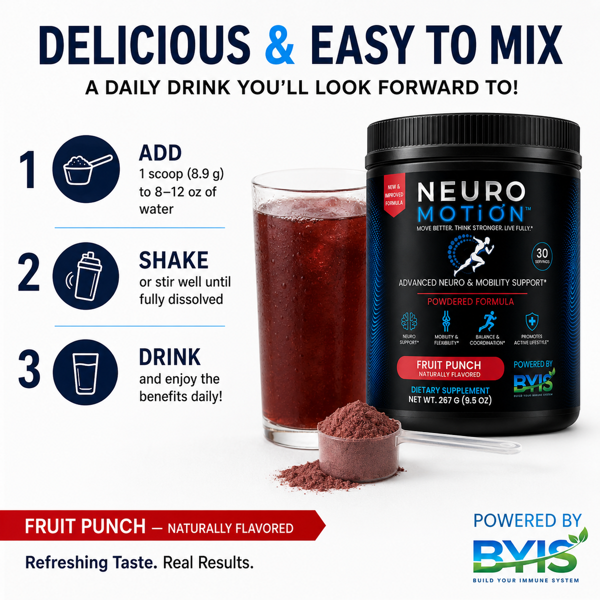 NeuroMotion Advanced Neuro & Mobility Support – Fruit Punch